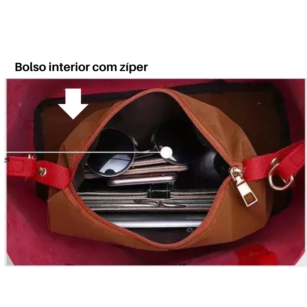 Bolsa Feminina de Ombro Modelo Chloé